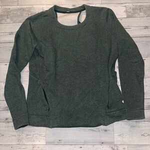 Lululemon Dark Green &Go Endeavor Long Sleeve